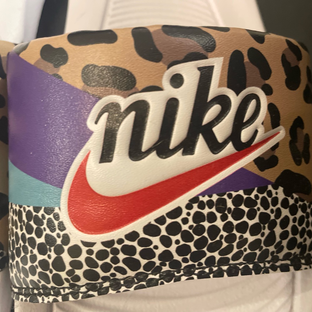 One of a kind Nike slides!